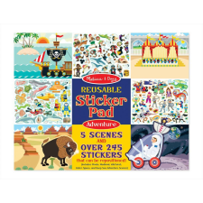 Melissa & Doug Melissa & Doug Kreatív játék, Újrahasználható matrica készlet, kalandozás kreatív és készségfejlesztő