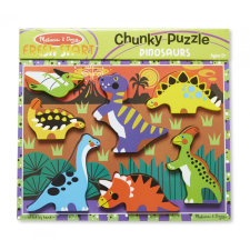 Melissa & Doug Melissa & Doug Készségfejlesztő játék, könnyen megfogható puzzle, dínók puzzle, kirakós