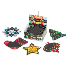 Melissa & Doug Melissa & Doug Kreatív játék, Képkarc, Mini, ünnepek kreatív és készségfejlesztő