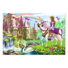 Melissa & Doug Mesebeli kastély padló Puzzle 48db puzzle, kirakós