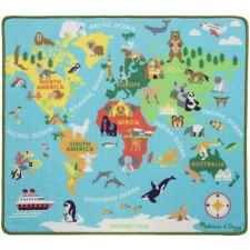 Melissa & Doug Világtérkép játékszőnyeg játszószőnyeg