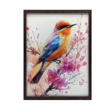  MELLODY OF THE CHERRY BOSSOM FALI PLAKÁT 60x90 CM ALUMÍNIUM grafika, keretezett kép