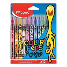 Melsvit D.O.O. Maped filctollkészlet 12 db, color peps, Monster filctoll, marker