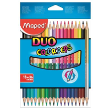 Melsvit D.O.O. Maped színes ceruza 18db, color peps duo/ 2 színű véggel színes ceruza