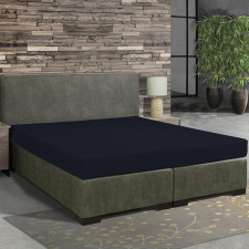 Mélykék prémium bambuszos gumis lepedő 140x200 cm és 160x220 cm-es matracra lakástextília