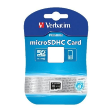  Memóriakártya VERBATIM MicroSD Class 10 32GB 44013 memóriakártya