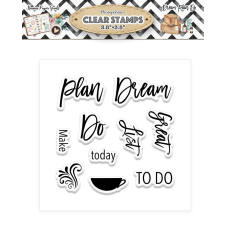 Memory Place Szilikonbélyegző - Dream Plan Do - Stamp Set (1 csomag) bélyegző