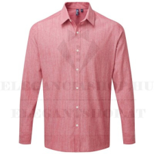  MEN'S COTTON SLUB CHAMBRAY h.u ing - Lazacpiros férfi ing