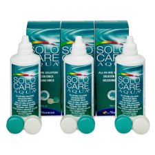 Menicon SoloCare Aqua kontaktlencse 3 x 360 ml kontaktlencse folyadék