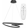  MENNYEZETI FÜGGŐ LED LÁMPA APP796-CP Fekete + TÁVIRÁNYÍTÓ