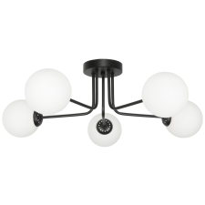  Mennyezeti lámpa fekete, fehér ernyővel BORGIO 14-840 világítás