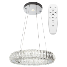 Mennyezeti LED kristály lámpa APP1040-CP + Távirányító világítás