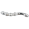MenSteel Twostim fém dildo 22 x 3 cm