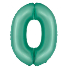 Menta 0-ás Mint Mat szám fólia lufi 76 cm party kellék