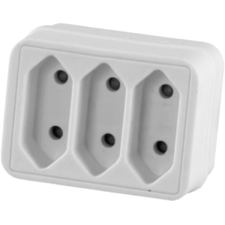 Mentavill ALJZATELOSZTÓ 3XEURO 3X2,5A 250V kábel és adapter