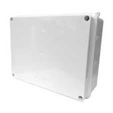 Mentavill Sima oldalú kötődoboz (200x155x80 mm) szürke kábel és adapter