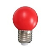 Mentavill Színes LED lámpa E27 (1W/200°) Kisgömb - piros