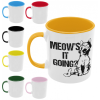  Meow's it going - Színes Bögre
