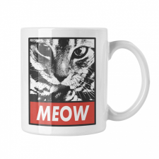 MEOW - Fehér Bögre bögrék, csészék