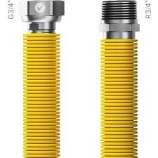 Merabell gáztömlő Flexi R3/4"-G3/4" beépíthető gépek kiegészítői