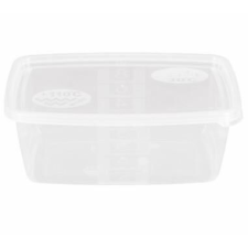 Mercaton Beosztásos doboz, fedővel, 800 ml, átlátszó, 174x115x70 mm papírárú, csomagoló és tárolóeszköz