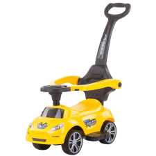 Mercaton Chipolino Turbo sárga tolható autó fogantyúval lábbal hajtható járgány
