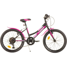 Mercaton Dino Bikes 20&#039; MTB gyermekkerékpár lányoknak, fekete, 6 sebességes gyermek kerékpár