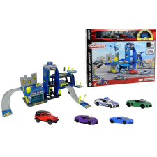 Mercaton Majorette Creatix Police autópálya 5 kisautóval autópálya és játékautó