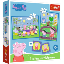 Mercaton PEPPA MALAC BOLDOG PILLANATOK 2IN1 PEPPA MALAC 2IN1 MEMO PUZZLE memóriajáték