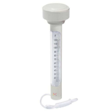 Mercaton ® úszó hőmérő kábellel úszómedencék vízhőmérsékletének mérésére, 19 x 5 cm, fehér medence kiegészítő