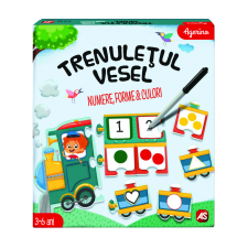 Mercaton VIDÁM KIS VONAT SZÁMOK FORMÁK SZÍNEK kreatív és készségfejlesztő
