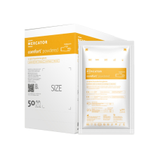 Mercator Comfort steril sebészeti púderezett latex kesztyű 50 pár védőkesztyű