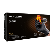  MERCATOR® gogrip black - L, Nitril, 50 védőkesztyű