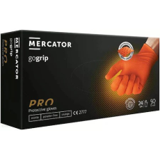 Mercator GoGrip Nitril PRO védőkesztyű L méret 50db Orange/Narancs erősített