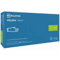 Mercator Medical Nitrylex Classic Blue Kék Púdermentes Nitril kesztyű