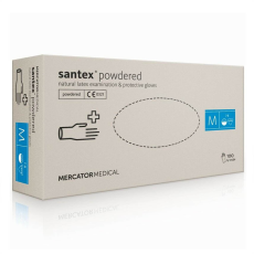 Mercator Medical SANTEX eldobható gumikesztyű texturált