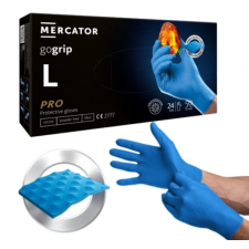 Mercator Medical Zrt MERCATOR GoGrip Blue Gumikesztyű L-es védőkesztyű