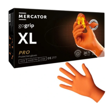 Mercator Medical Zrt MERCATOR GoGrip Orange Gumikesztyű XL-es 50 db/csomag védőkesztyű