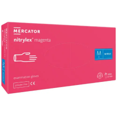 Mercator Nitrylex magenta nitril kesztyű L méret