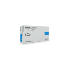  Mercator Santex rugalmas latex púderezett fehér orvosi kesztyű - 100 db - S