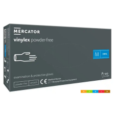 Mercator Vinylex púdermentes vinyl vizsgálókesztyű 100db védőkesztyű