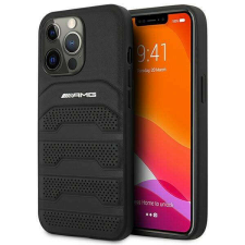 Mercedes AMG AMHCP14LGSEBK iPhone 14 Pro 6,1" fekete dombornyomott keménytok tok és táska