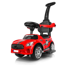 Mercedes AMG hasonmás bébitaxi tolókarral, J7, piros lábbal hajtható járgány