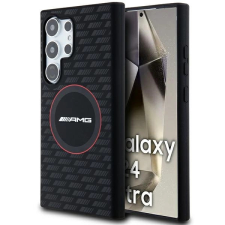 Mercedes AMG Silicone Carbon Pattern MagSafe kompatibilis tok Samsung Galaxy S24 Ultra - fekete tok és táska