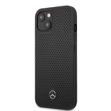 Mercedes Apple iPhone 13 Mercedes MEHCP13MDELBK Bőr Hátlap - Fekete tok és táska