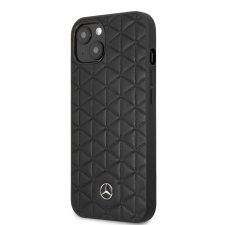 Mercedes Apple iPhone 13 Mini Mercedes MEHCP13SSPSBK Bőr Hátlap - Fekete tok és táska