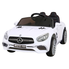 Mercedes Benz AMG SL65 S 2 személyes autó fehér színben elektromos járgány