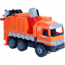  Mercedes-Benz műanyag kukásautó - 75 cm autópálya és játékautó