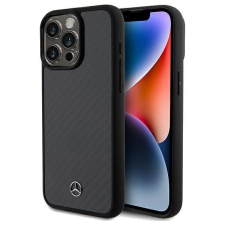 Mercedes Carbon Fiber Dynamic tok iPhone 15 Pro Max - fekete tok és táska
