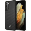 Mercedes CG MOBILE MERCEDES DYNAMIC LINE szilikon telefonvédő (műanyag hátlap, kameravédő, karbon minta) FEKETE Samsung Galaxy S21 Plus (SM-G996) (MEHCS21MRCABK) (MEHCS21MRCABK)